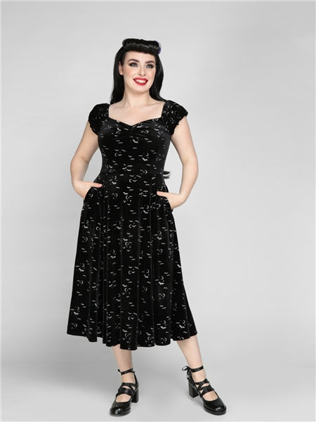 Dolores Glitter Bat Velvet Doll Dress – Bitchin' Boutique